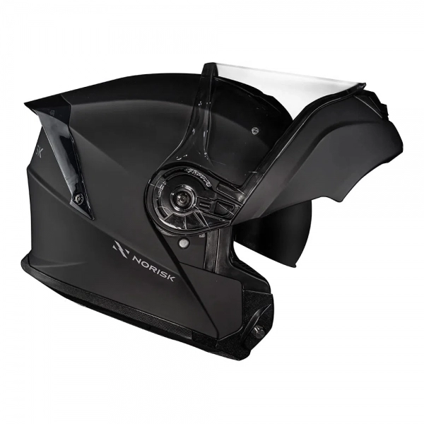 Capacete Norisk Articulado Com Óculos Solar Interno Motion  -  Preto Fosco