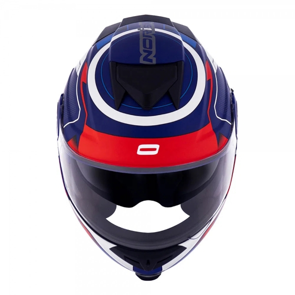 Capacete Norisk Articulado  Route Ff345 Speedmax – Azul Fosco/Branco