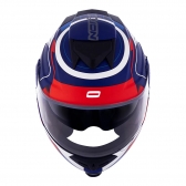 Capacete Norisk Articulado  Route Ff345 Speedmax – Azul Fosco/Branco