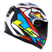 Capacete Ls2 Fechado  Classic Ff358 Xdron - Neon Laranja