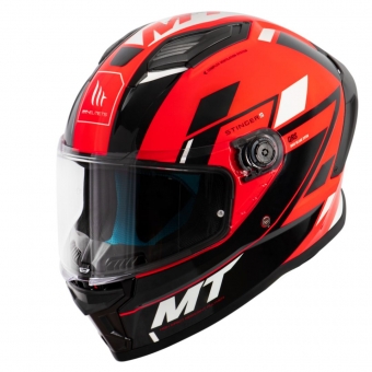 Capacete Mt Fechado Capacete Mt Stinger 2 Zivze C5 - Vermelho  / Preto