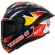 Capacete Mt Fechado Targo S Pedro Acosta 2023 A37 - Azul /  Laranja  Fosco