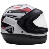 Capacete Taurus Fechado San Marino Grafic  - Branco