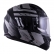 Capacete Ls2 Fechado Com Óculos Solar Interno Stream Hunter  - Preto / Cinza
