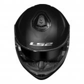 Capacete Ls2 Articulado Com Óculos Solar Interno Strobe Ii Monocolor -  Preto Fosco