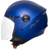 Capacete Taurus  Aberto Joy23 By II - Forração de couro na lateral Interna - Azul