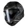 Capacete Norisk Articulado Com Óculos Solar Interno Motion Defender - Preto Fosco / Cinza Titanium