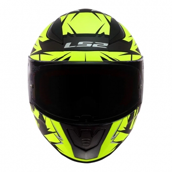 Capacete Ls2 Fechado Ff353 Rapid Cromo -  Amarelo