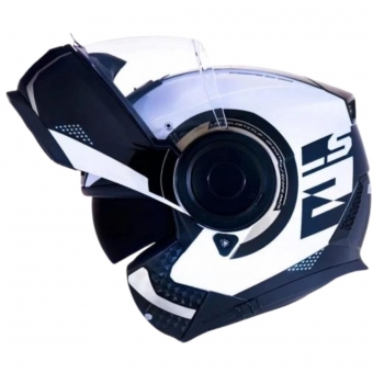 Capacete Ls2 Articulado Com Óculos Solar Interno Scope Arch -  Branco