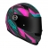 Capacete Ls2 Fechado  Classic Draze -  Cinza / Verde / Rosa
