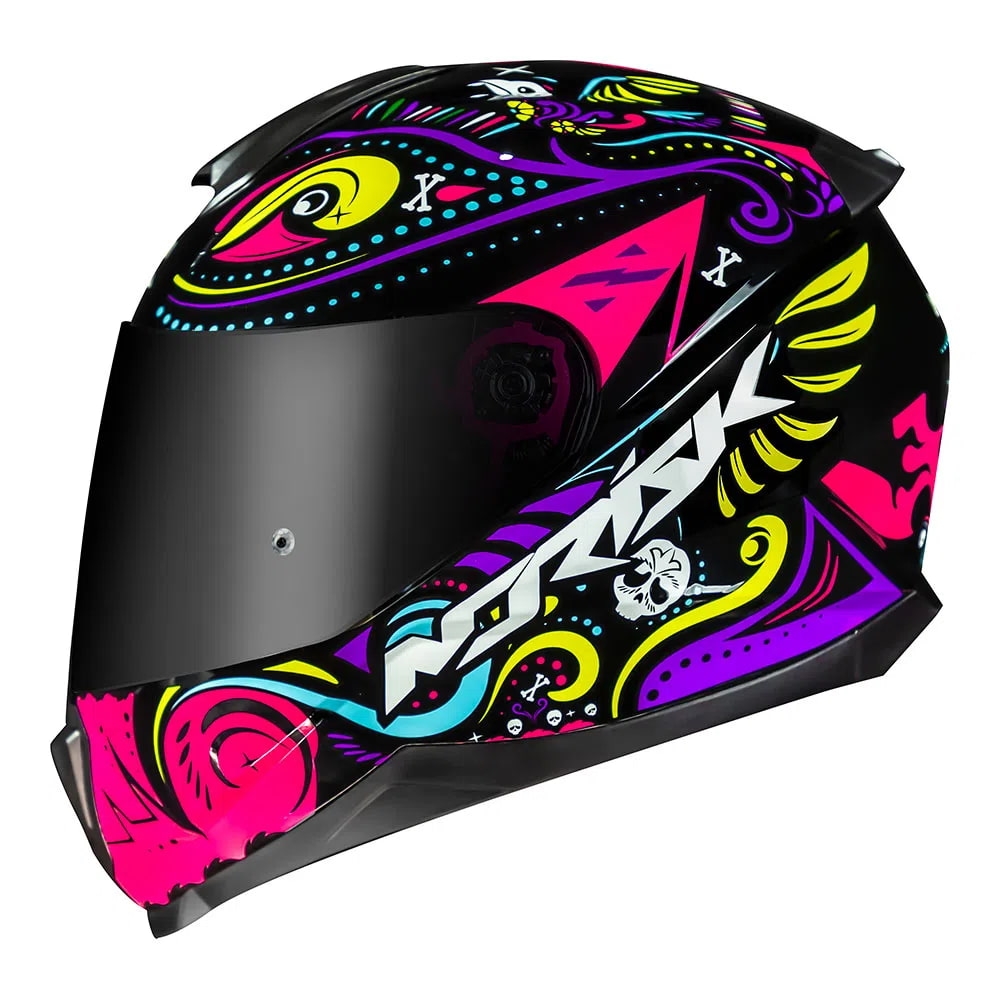 Capacete Norisk Fechado Razor Circus -  Rosa
