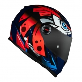 Capacete Ls2 Fechado  Classic Ff358 Tribal -  Laranja