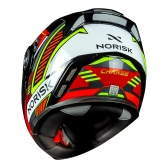 Capacete Norisk Articulado Com Óculos Solar Interno Route Ff345 Charge -  vermelho / Preto