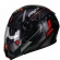 Capacete Peels Articulado Com Óculos Solar Interno Urban U-Rb2 Dynamic – Preto Fosco / Vermelho