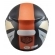 Capacete Taurus Articulado Zarref New Neon – Preto Fosco / Laranja