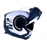 Capacete Ls2 Articulado Com Óculos Solar Interno Scope Arch -  Branco
