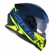Capacete Norisk Fechado  Soul Advance Manty – Azul Fosco / Amarelo