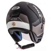 Capacete Peels Aberto Freeway 4ever – Preto fosco / Cinza