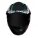 Capacete Ls2 Fechado  Classic Ff358 Tribal -  Verde
