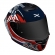 Capacete Norisk Fechado Lap Usa  - Branco / Azul