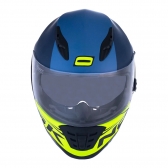 Capacete Norisk Fechado  Soul Advance Manty – Azul Fosco / Amarelo