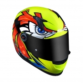 Capacete Ls2 Fechado  Classic Ff358 Tribal -  Amarelo