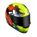 Capacete Ls2 Fechado  Classic Ff358 Tribal -  Amarelo
