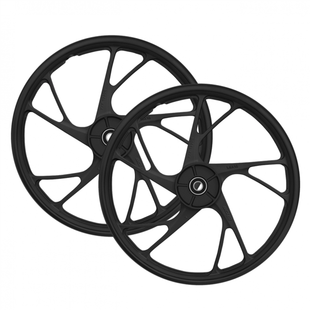 Roda Liga Leve Mod. 160 EX 5 P Titan 150 / Fan ESD 2004 a 2013 - Scud - Preta