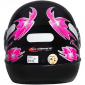Capacete Taurus Fechado Fórmula 1r Femme - Preto / Rosa