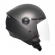Capacete Taurus  Aberto Joy23 By II - Forração de couro na lateral Interna -  Cinza