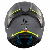 Capacete Mt Fechado Capacete Mt Stinger 2 Moncolor A12  - Cinza Brilho