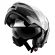 Capacete Articulado Givi X21 Globe Escamoteavel Robocop C/ Óculos - PRETO FOSCO/ CINZA/ PRATA