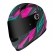 Capacete Ls2 Fechado  Classic Draze -  Cinza / Verde / Rosa