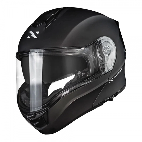 Capacete Norisk Articulado Com Óculos Solar Interno Motion  -  Preto Fosco