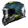 Capacete Ls2 Fechado Com Óculos Solar Interno Ff800 Storm Sprinter - Matt Black / Silver / Cobalt