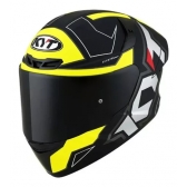Capacete  Kyt Fechado Tt Course Electron - Preto / Amarelo