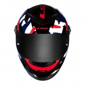 Capacete Ls2 Fechado Classic Ff358 Tank - Vermelho / Azul