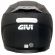 Capacete Givi 50.5 Preto Fosco Monocolor Fechado Com Óculos Solar Interno