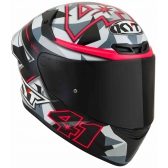 Capacete  Kyt Fechado Tt Course Espargaro   - Fúcsia