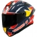 Capacete Mt Fechado Targo S Pedro Acosta 2023 A37 - Azul /  Laranja  Fosco