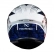Capacete Norisk Fechado Lap Usa  - Branco / Azul