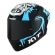 Capacete Kyt Fechado Tt Course Jaume Masia Winter Test - Preto / Azul
