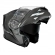 Capacete Norisk Articulado Com Óculos Solar Interno Motion Defender - Preto Fosco / Cinza Titanium