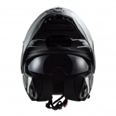 Capacete Ls2 Articulado Com Óculos Solar Interno Scope Monocolor - Nardo Grey