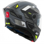 Capacete Mt Atom 2 Articulado Com Óculos Solar Interno B2 - Cinza Fosco
