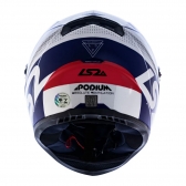 Capacete Ls2 Fechado  Classic Podium Azul