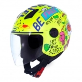 Capacete Norisk Aberto Orion Free -Amarelo