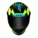Capacete Ls2 Fechado  Classic Draze -  Preto / Amarelo / Verde