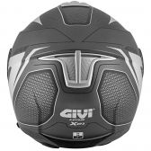 Capacete Givi Articulado  X21 Shiver Escamoteavel Robocop C/ Óculos - TITANIUM / PRATA FOSCO