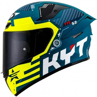 Capacete  Kyt Fechado Tt Course Fuselage - Amarelo
